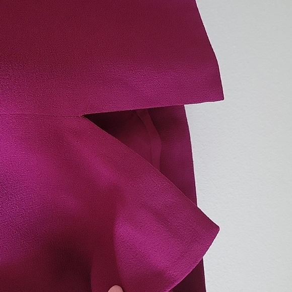 Dress The Population Anita Midi Dress Dark Magenta Size XL *ALTERED* - Picture 7 of 10